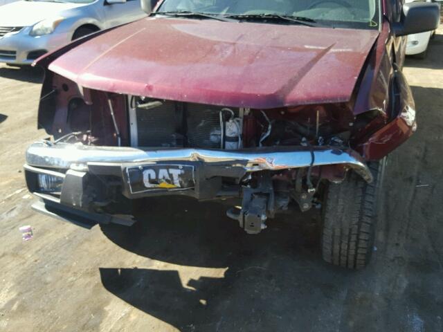 1GCDT43E388215344 - 2008 CHEVROLET COLORADO L BURGUNDY photo 9