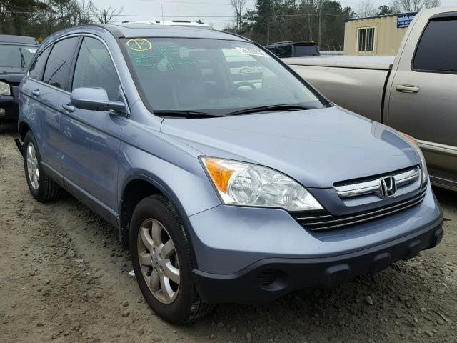 JHLRE38768C033027 - 2008 HONDA CR-V EXL BLUE photo 1