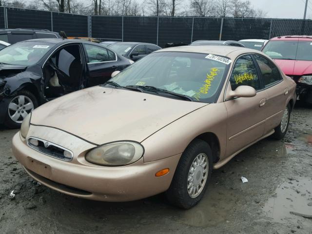 1MELM50U0VG641874 - 1997 MERCURY SABLE GS BEIGE photo 2