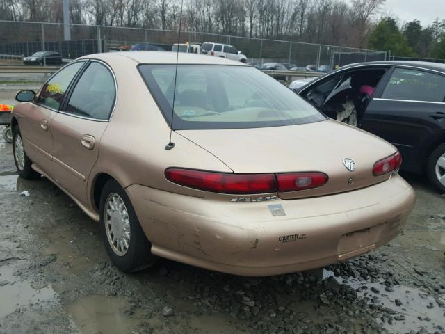 1MELM50U0VG641874 - 1997 MERCURY SABLE GS BEIGE photo 3