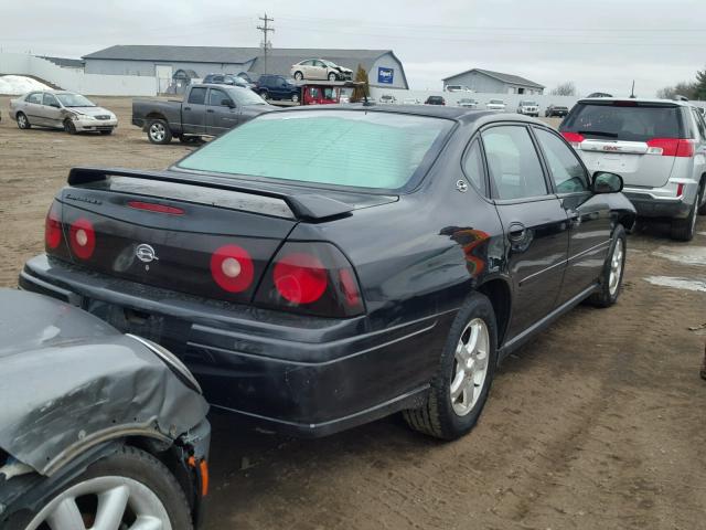 2G1WH52K159159016 - 2005 CHEVROLET IMPALA LS BLACK photo 4