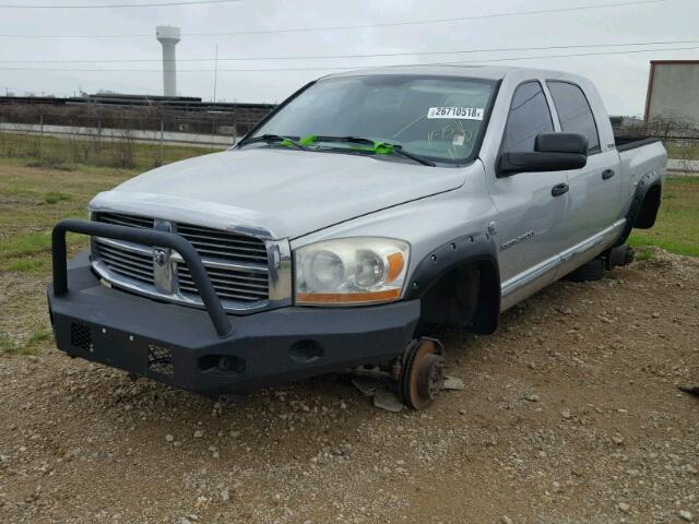 3D7KS29C56G144116 - 2006 DODGE RAM 2500 SILVER photo 2