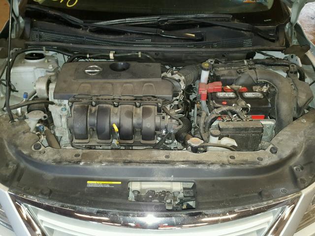 3N1AB7AP2DL708927 - 2013 NISSAN SENTRA S SILVER photo 7