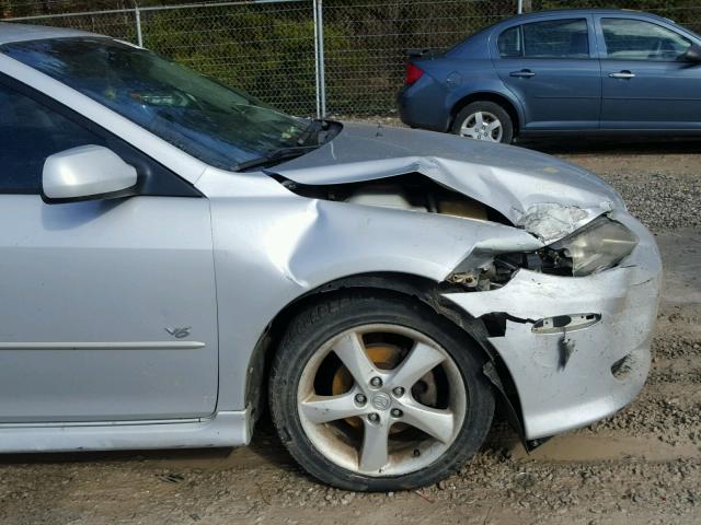 1YVFP84D845N50244 - 2004 MAZDA 6 S SILVER photo 9