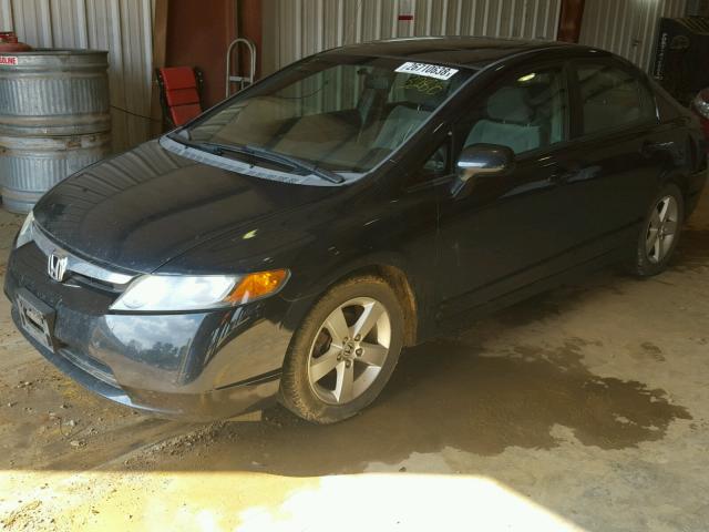 1HGFA16897L143288 - 2007 HONDA CIVIC EX შავი ფოტო 2