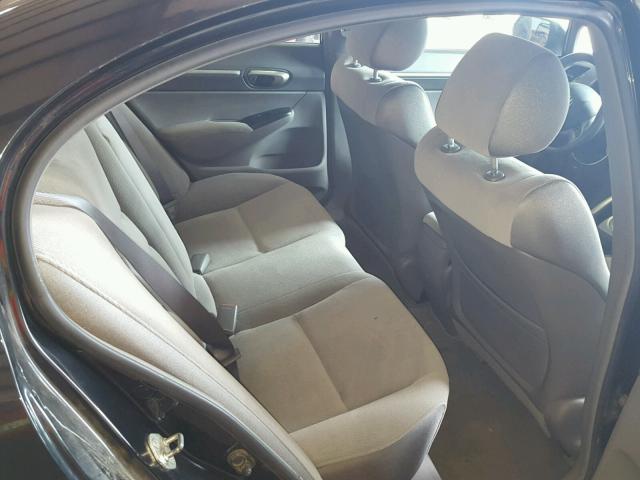 1HGFA16897L143288 - 2007 HONDA CIVIC EX შავი ფოტო 6