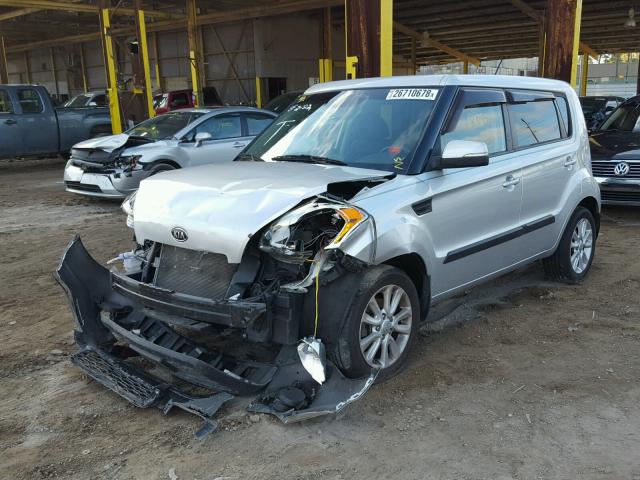 KNDJT2A67C7440741 - 2012 KIA SOUL + SILVER photo 2