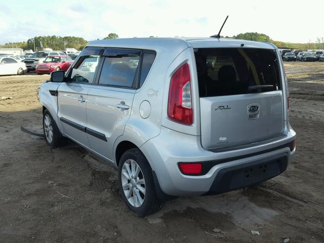 KNDJT2A67C7440741 - 2012 KIA SOUL + SILVER photo 3