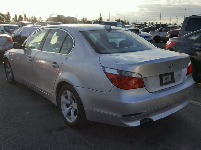 WBANA73565B815928 - 2005 BMW 530 I SILVER photo 3