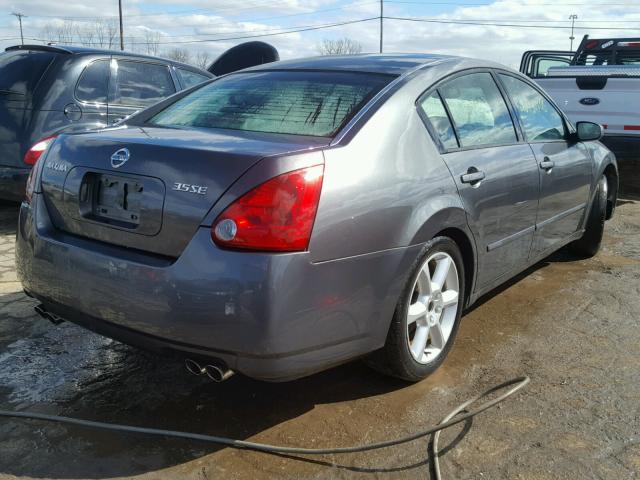 1N4BA41E76C845237 - 2006 NISSAN MAXIMA SE GRAY photo 4