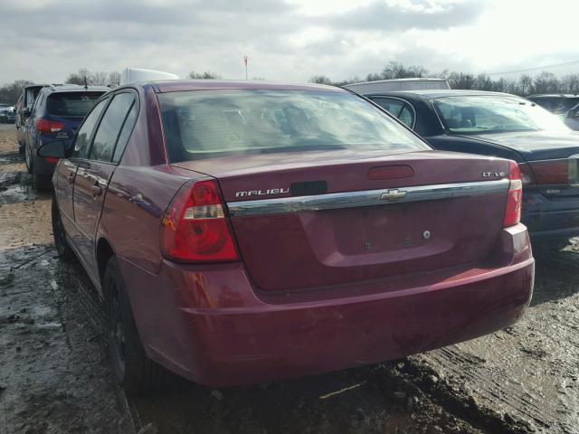 1G1ZT51836F246572 - 2006 CHEVROLET MALIBU LT RED photo 3