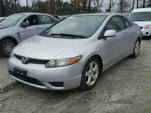 2HGFG12806H525211 - 2006 HONDA CIVIC EX GRAY photo 2