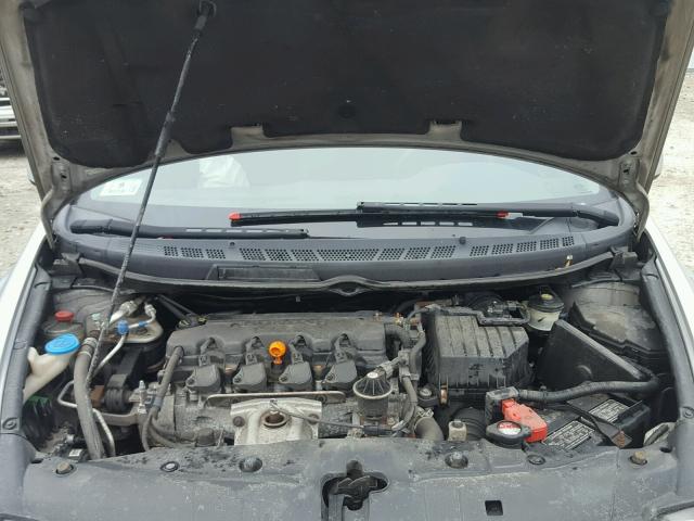 2HGFG12806H525211 - 2006 HONDA CIVIC EX ნაცრისფერი ფოტო 7