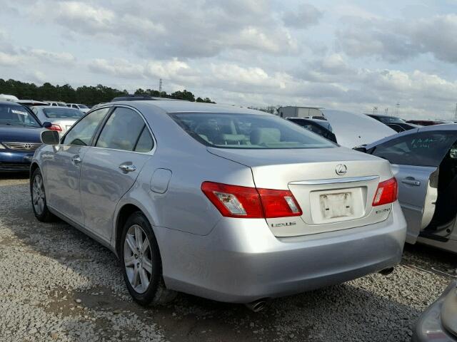 JTHBJ46G772107366 - 2007 LEXUS ES 350 SILVER photo 3