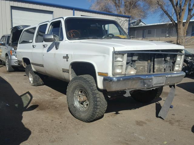 1GNEV16K9HF143311 - 1987 CHEVROLET SUBURBAN V WHITE photo 1