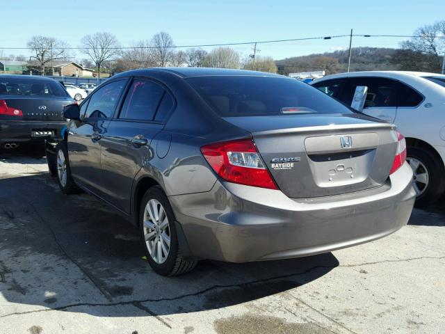 19XFB2F86CE363282 - 2012 HONDA CIVIC EX 石墨色 照片 3
