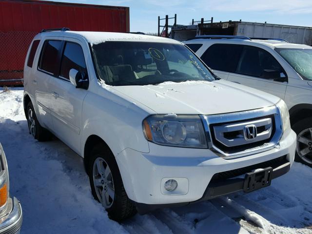 5FNYF48419B051876 - 2009 HONDA PILOT EX WHITE photo 1