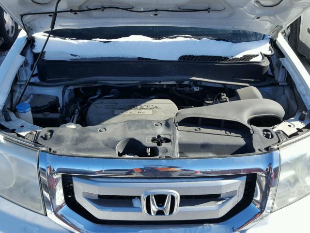 5FNYF48419B051876 - 2009 HONDA PILOT EX WHITE photo 7