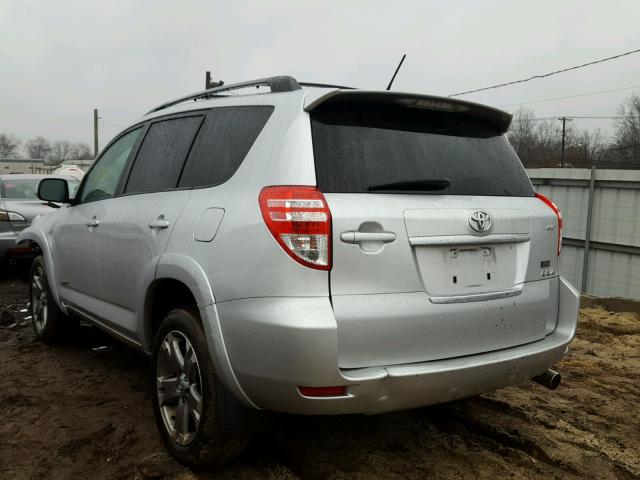 JTMRK4DV0B5099293 - 2011 TOYOTA RAV4 SPORT SILVER photo 3