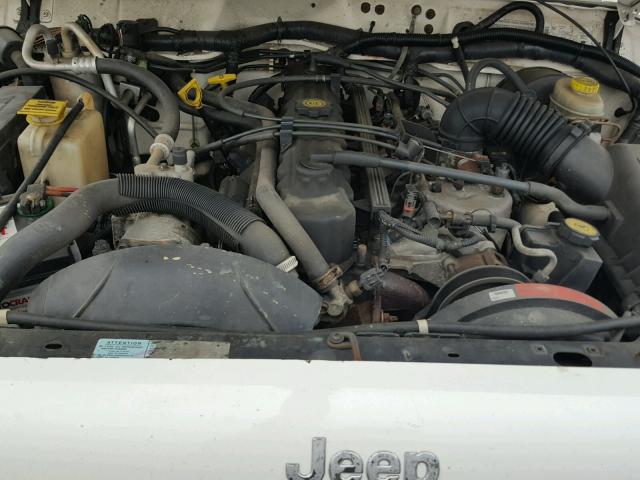 1J4FF58S71L607955 - 2001 JEEP CHEROKEE C WHITE photo 7