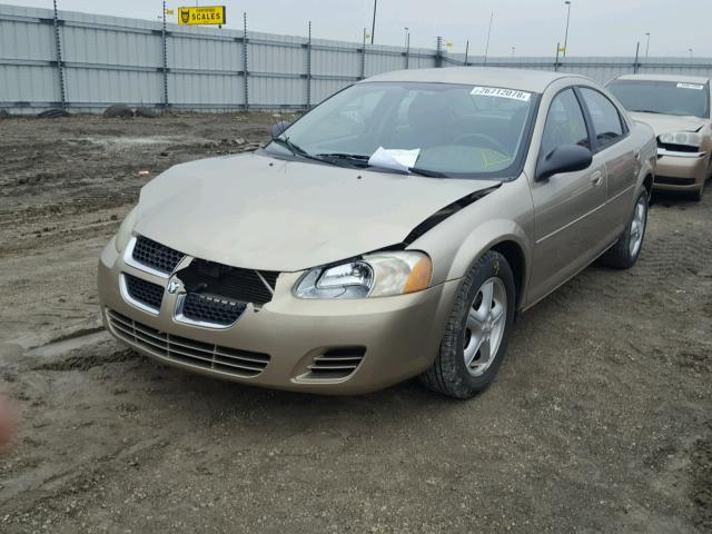 1B3EL46X34N226696 - 2004 DODGE STRATUS SX GOLD photo 2