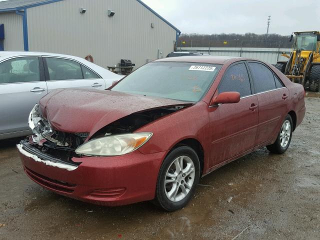 4T1BE32K33U158268 - 2003 TOYOTA CAMRY LE RED photo 2