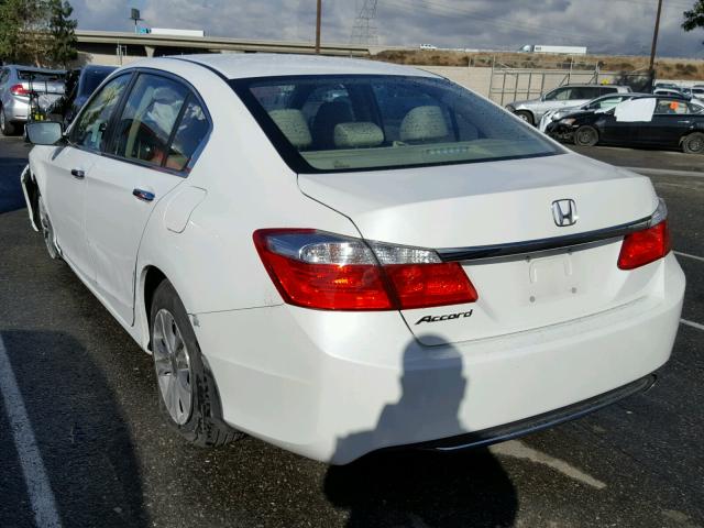 1HGCR2F39FA070553 - 2015 HONDA ACCORD LX WHITE photo 3