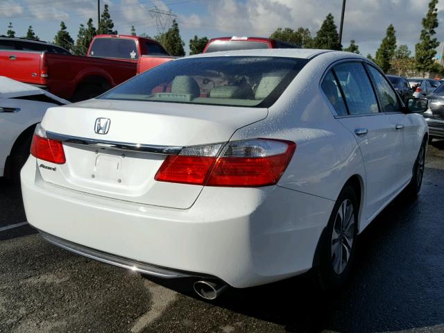 1HGCR2F39FA070553 - 2015 HONDA ACCORD LX WHITE photo 4