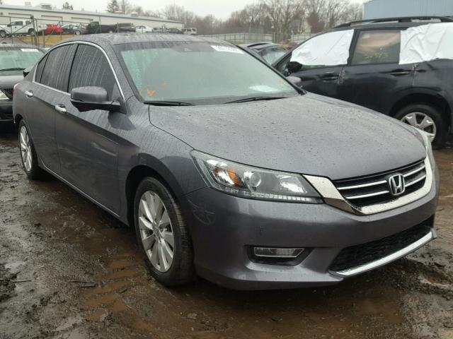 1HGCR2F80DA097116 - 2013 HONDA ACCORD EXL GRAY photo 1