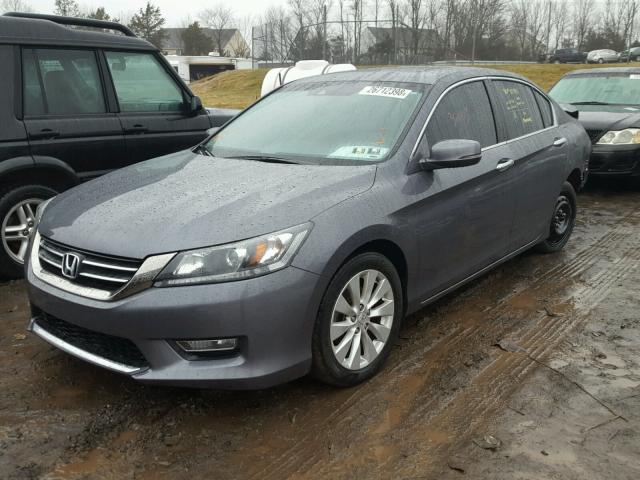 1HGCR2F80DA097116 - 2013 HONDA ACCORD EXL GRAY photo 2