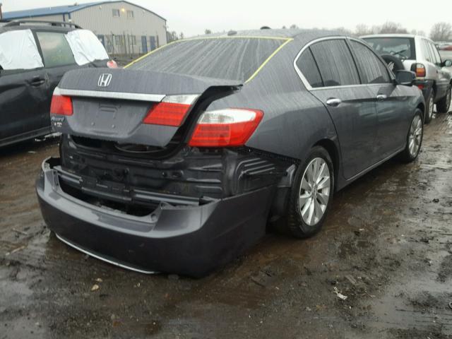 1HGCR2F80DA097116 - 2013 HONDA ACCORD EXL GRAY photo 4