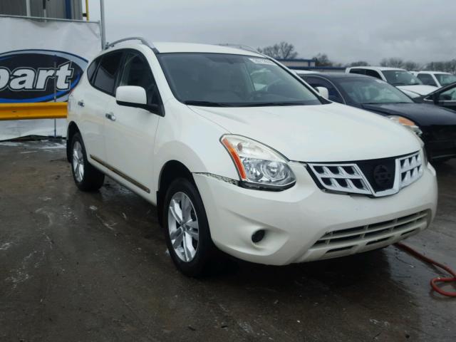 JN8AS5MV4CW376708 - 2012 NISSAN ROGUE S WHITE photo 1