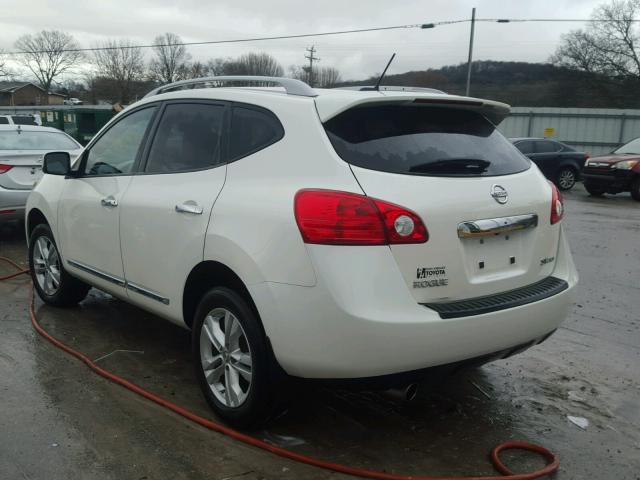 JN8AS5MV4CW376708 - 2012 NISSAN ROGUE S WHITE photo 3