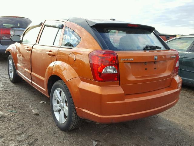 1B3CB3HA6BD242245 - 2011 DODGE CALIBER MA ORANGE photo 3