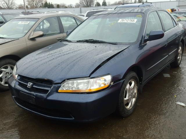 1HGCG5665YA121681 - 2000 HONDA ACCORD EX BLUE photo 2