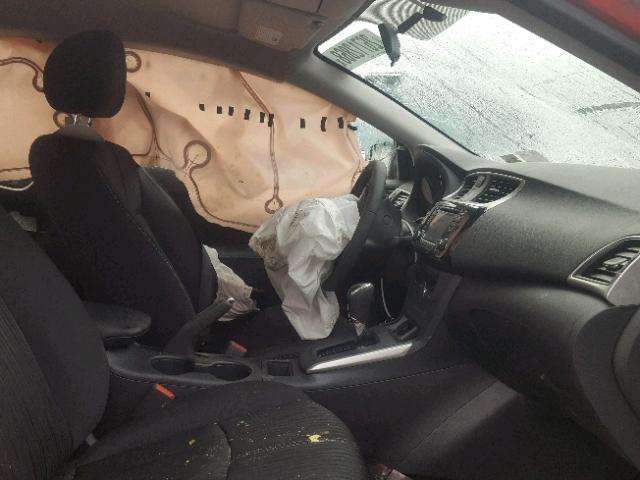 3N1AB7AP9JY224817 - 2018 NISSAN SENTRA S RED photo 5