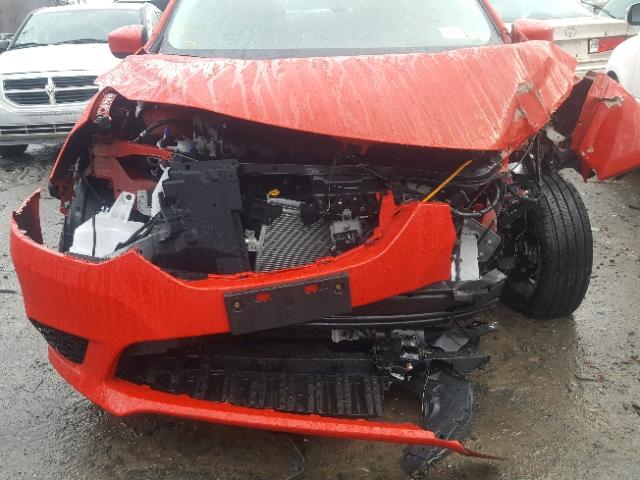 3N1AB7AP9JY224817 - 2018 NISSAN SENTRA S RED photo 9