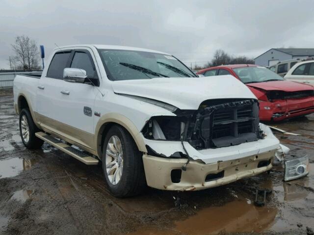 1C6RR7PT0ES127209 - 2014 RAM 1500 LONGH WHITE photo 1