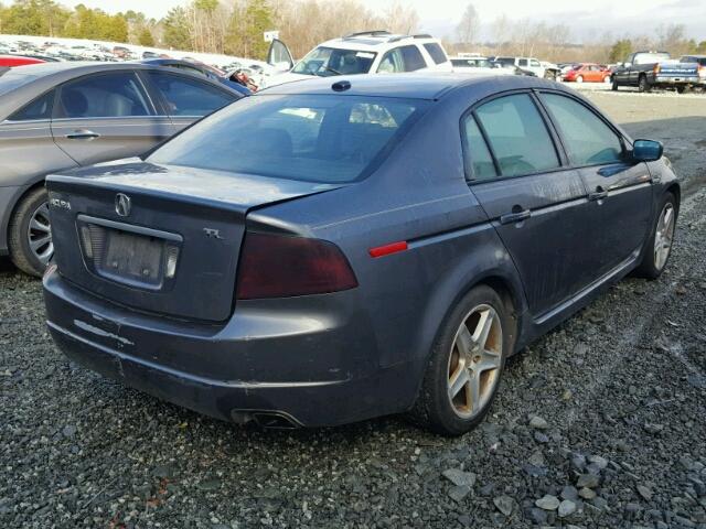 19UUA66246A000226 - 2006 ACURA 3.2TL CHARCOAL photo 4