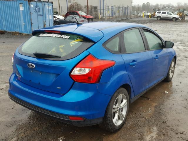 1FADP3K26DL167132 - 2013 FORD FOCUS SE BLUE photo 4