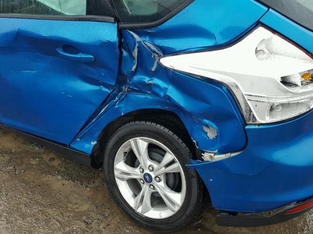 1FADP3K26DL167132 - 2013 FORD FOCUS SE BLUE photo 9