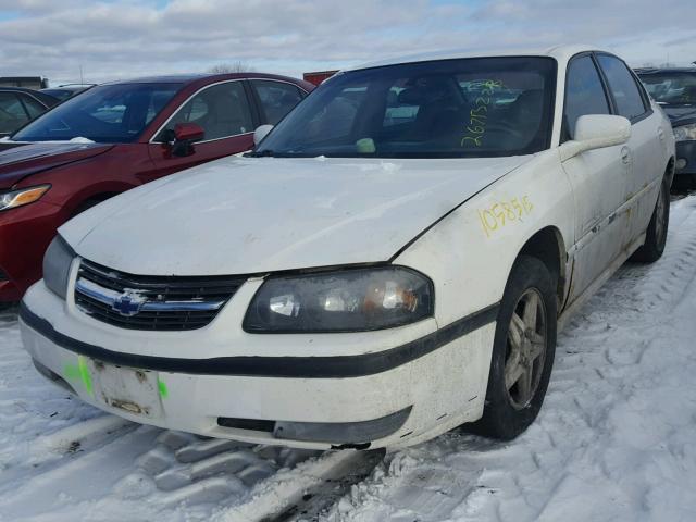 2G1WH52K239197688 - 2003 CHEVROLET IMPALA LS WHITE photo 2