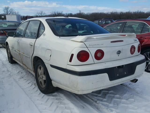 2G1WH52K239197688 - 2003 CHEVROLET IMPALA LS WHITE photo 3