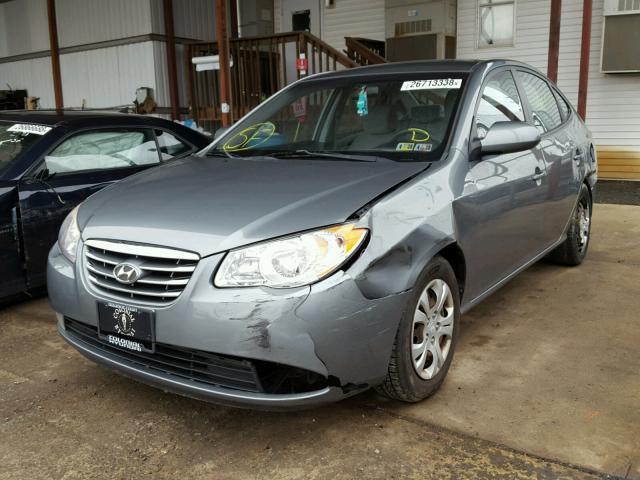 KMHDU4AD4AU945277 - 2010 HYUNDAI ELANTRA BL GRAY photo 2