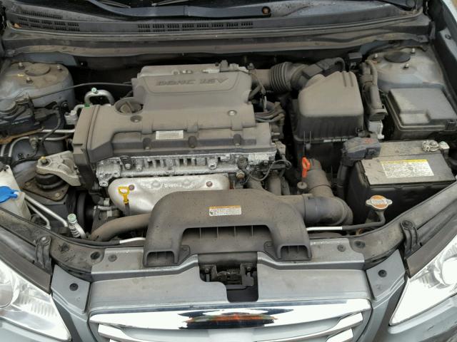 KMHDU4AD4AU945277 - 2010 HYUNDAI ELANTRA BL GRAY photo 7