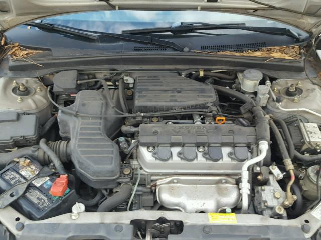 2HGES25784H516689 - 2004 HONDA CIVIC EX SILVER photo 7