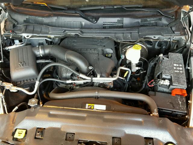 1C6RR7YT4HS778166 - 2017 RAM 1500 REBEL ვერცხლისფერი ფოტო 7