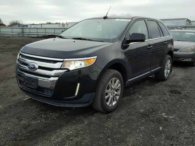 2FMDK4KC5BBA79463 - 2011 FORD EDGE LIMIT BLACK photo 2