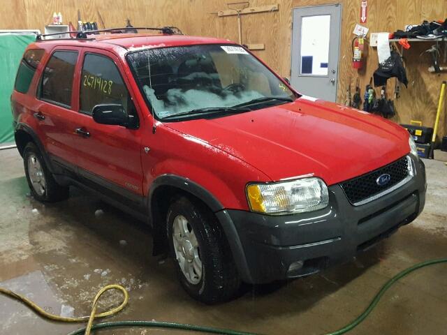 1FMYU04162KC82531 - 2002 FORD ESCAPE XLT RED photo 1