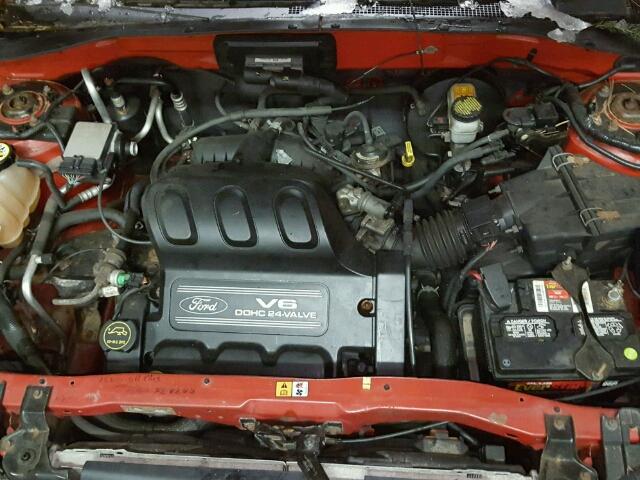 1FMYU04162KC82531 - 2002 FORD ESCAPE XLT RED photo 7